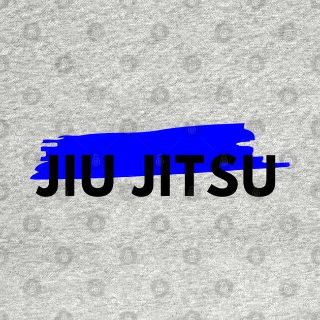 BJJ Brazilian Jiu Jitsu Blue Belt by HootVault